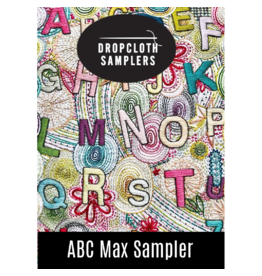 Dropcloth Samplers HIDDEN-ABC Max Sampler, Embroidery Sampler