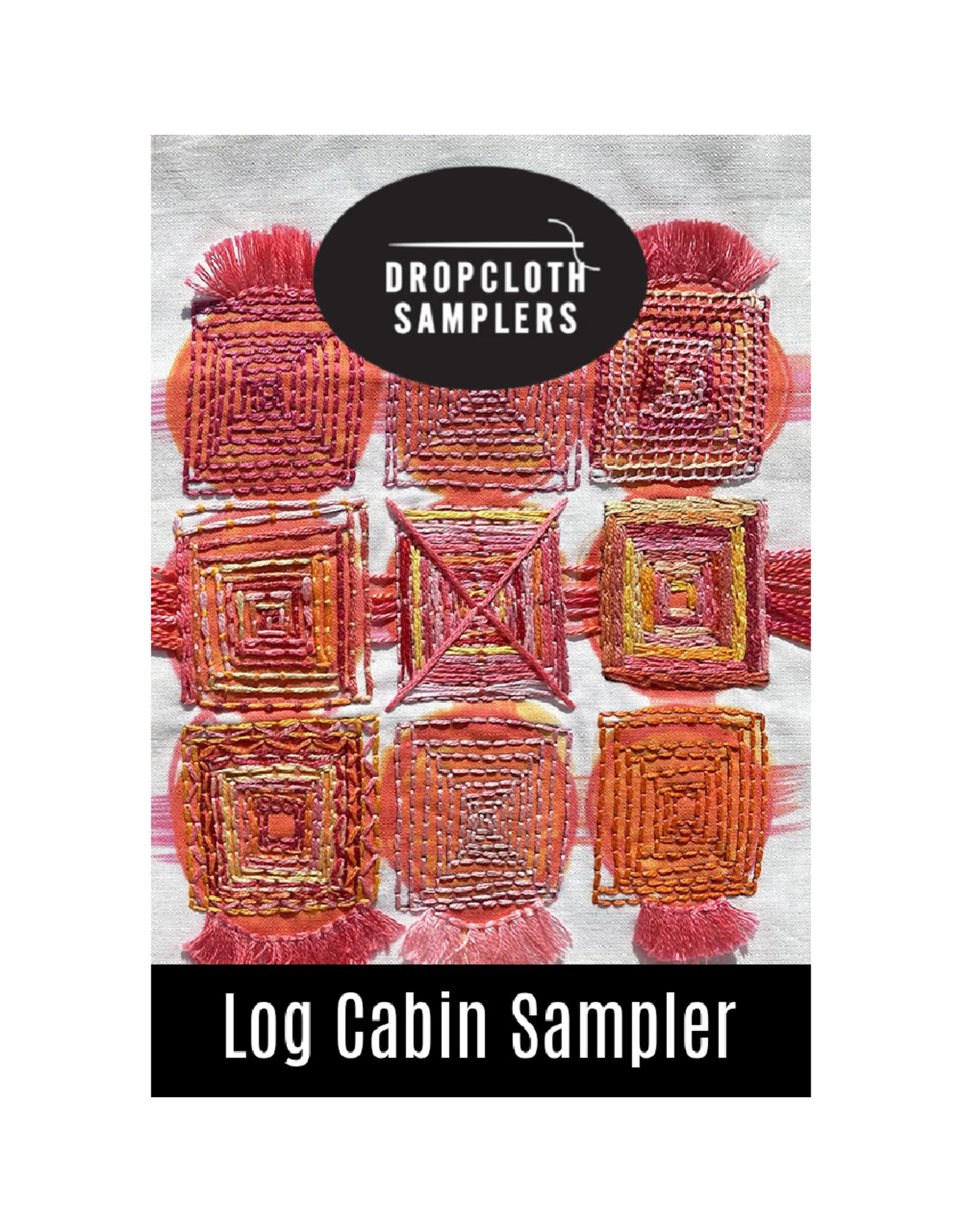 Dropcloth Samplers Log Cabin Sampler, Embroidery Sampler