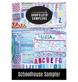 Dropcloth Samplers Schoolhouse Sampler, Embroidery Sampler from Dropcloth Samplers
