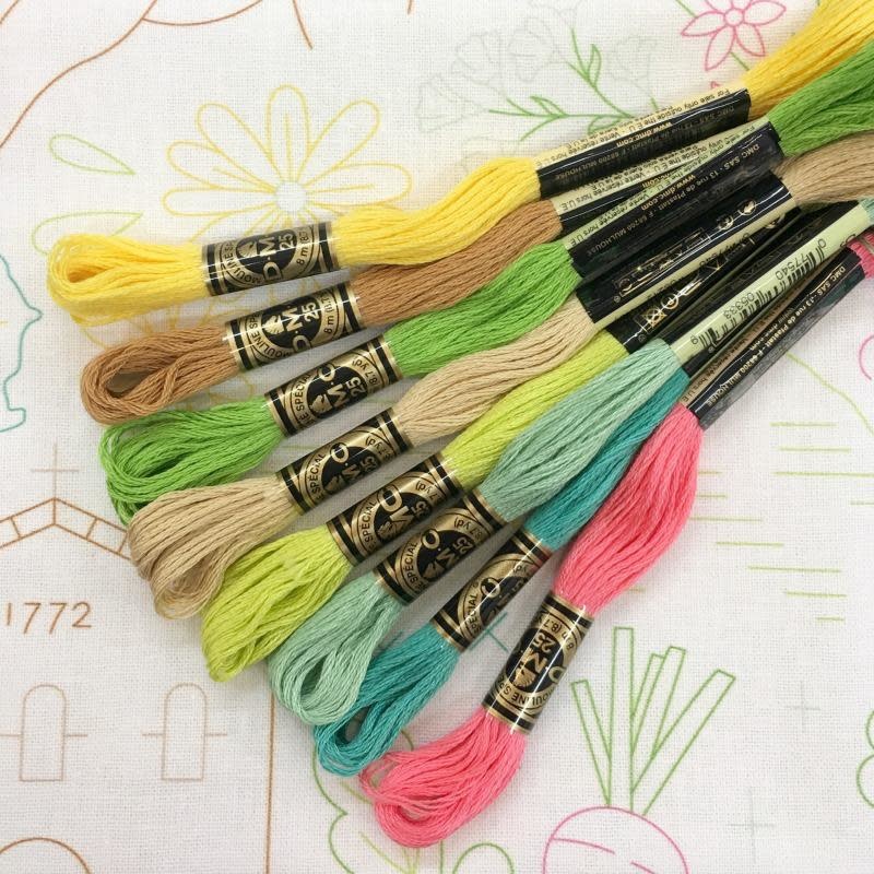 SLO City Embroidery Floss - Sets of Eight 8.75 yard skeins