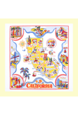 Red & White Kitchen Co. LAST ONE! Sunny California Flour Sack Towel 22” x 22”