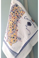 Red & White Kitchen Co. California Blue Flour Sack Towel 22” x 22”