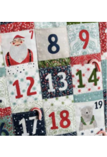 Gingiber Merrymaking Advent Christmas Countdown Calendar Panel, 24” x 42”