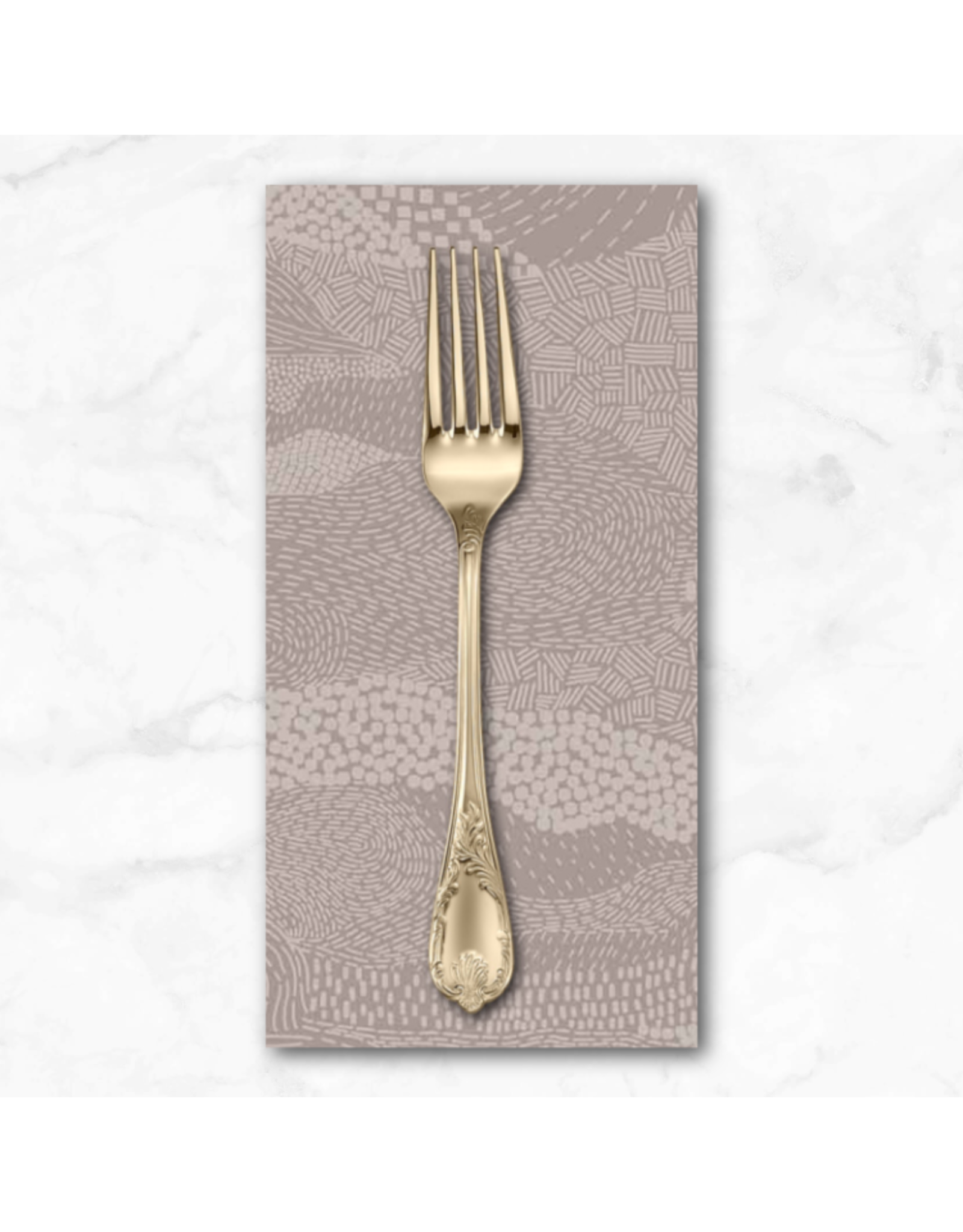 PD's Figo Collection Elements, Earth in Taupe, Dinner Napkin