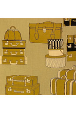 Alexander Henry Fabrics The Ghastlies, A Ghastlie Valise in Cabbage, Fabric Half-Yards