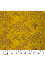 Alexander Henry Fabrics The Ghastlies, A Ghastlie Grove in Old Gold, Fabric Half-Yards