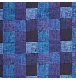 Alexander Henry Fabrics Heath Check, Blue Tonal, Fabric Half-Yards