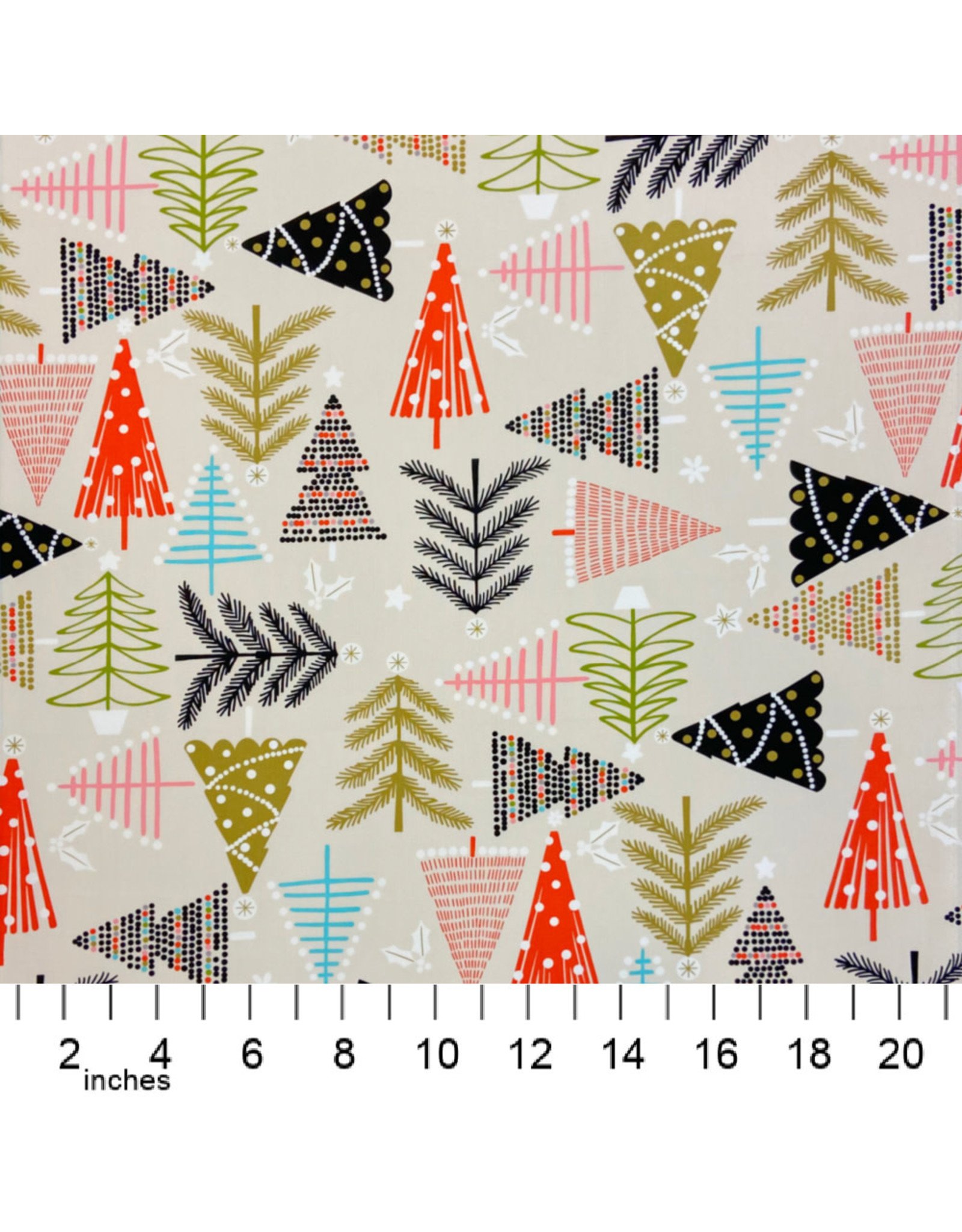 Christmas Collection Christmas Time, Holiday Pines in Sand,  Dinner Napkin