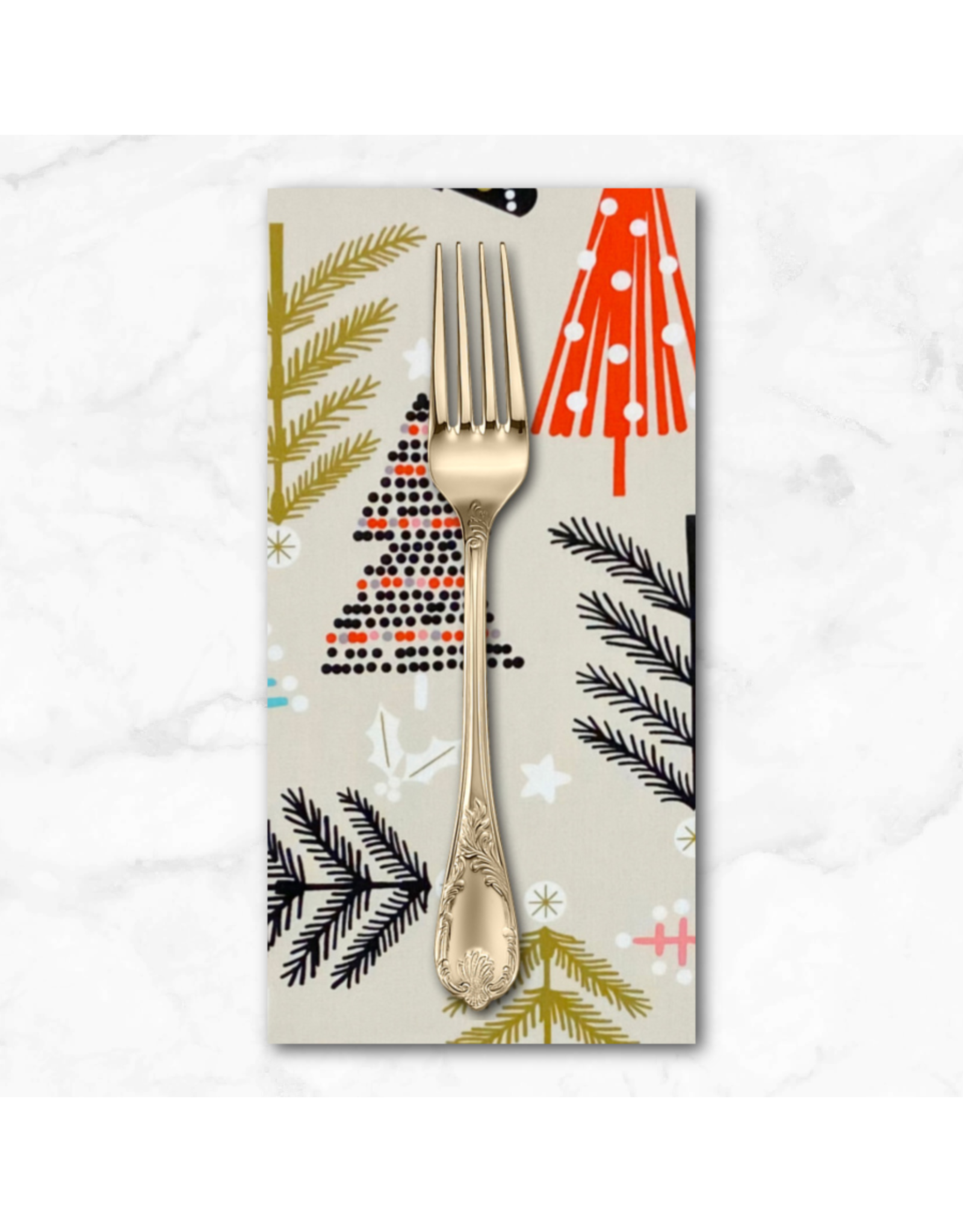 Christmas Collection Christmas Time, Holiday Pines in Sand,  Dinner Napkin