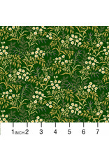 Andover Fabrics Spiced Cider, Meadow in Green, Fabric Half-Yards