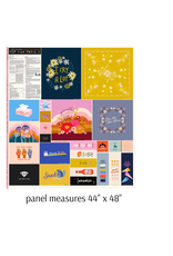Ruby Star Society for Moda Pep Talk Panel 2, 48” x 44” Fabric Panel