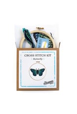 The Stranded Stitch Butterfly Cross Stitch Kit