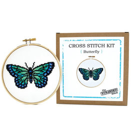 The Stranded Stitch Butterfly Cross Stitch Kit