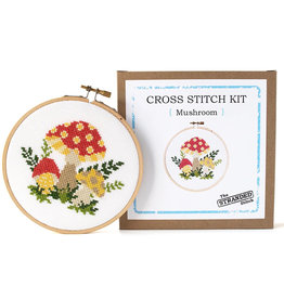 The Stranded Stitch Mushroom Cross Stitch Kit