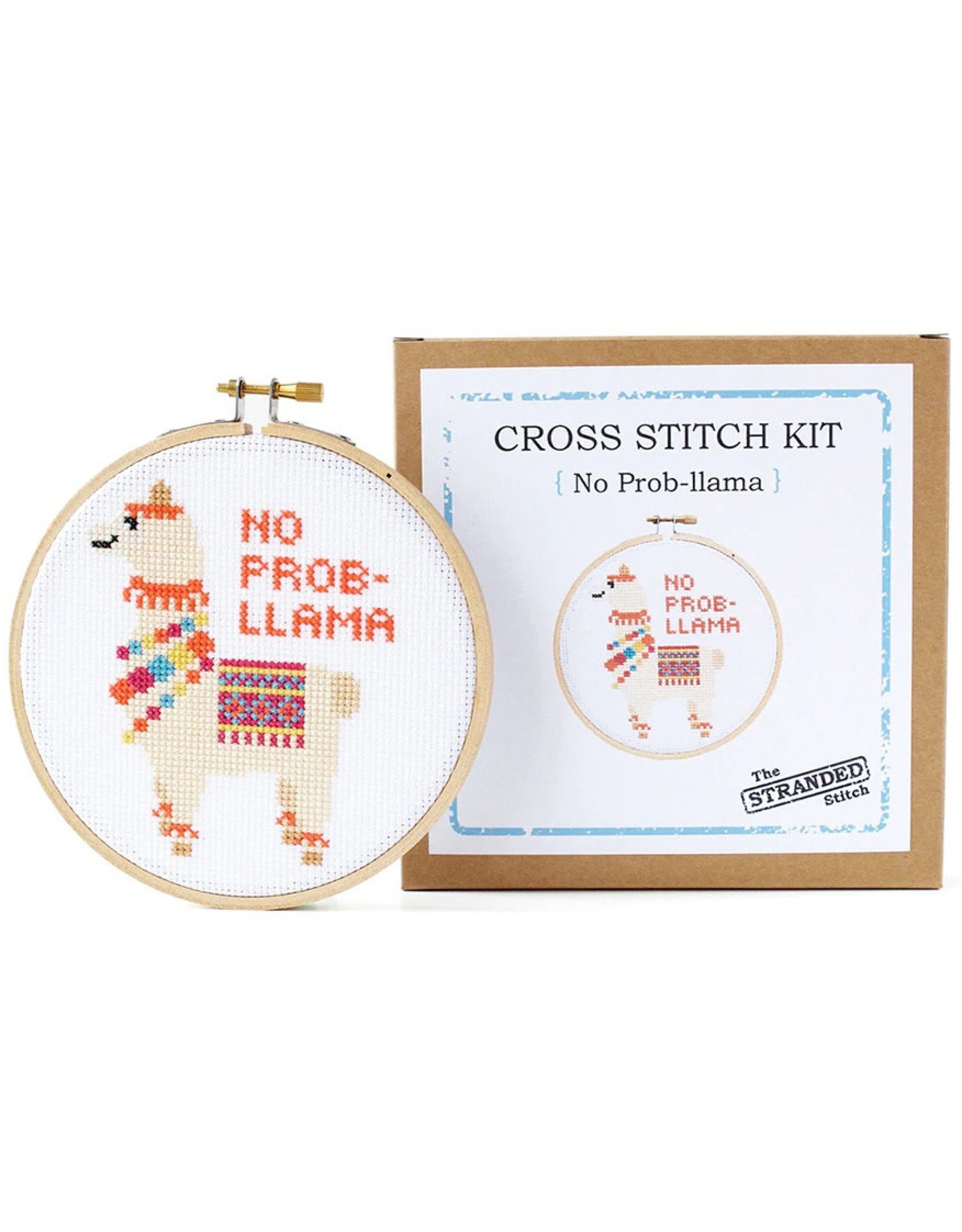 The Stranded Stitch No Prob-Llama Cross Stitch Kit