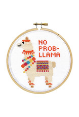 The Stranded Stitch No Prob-Llama Cross Stitch Kit