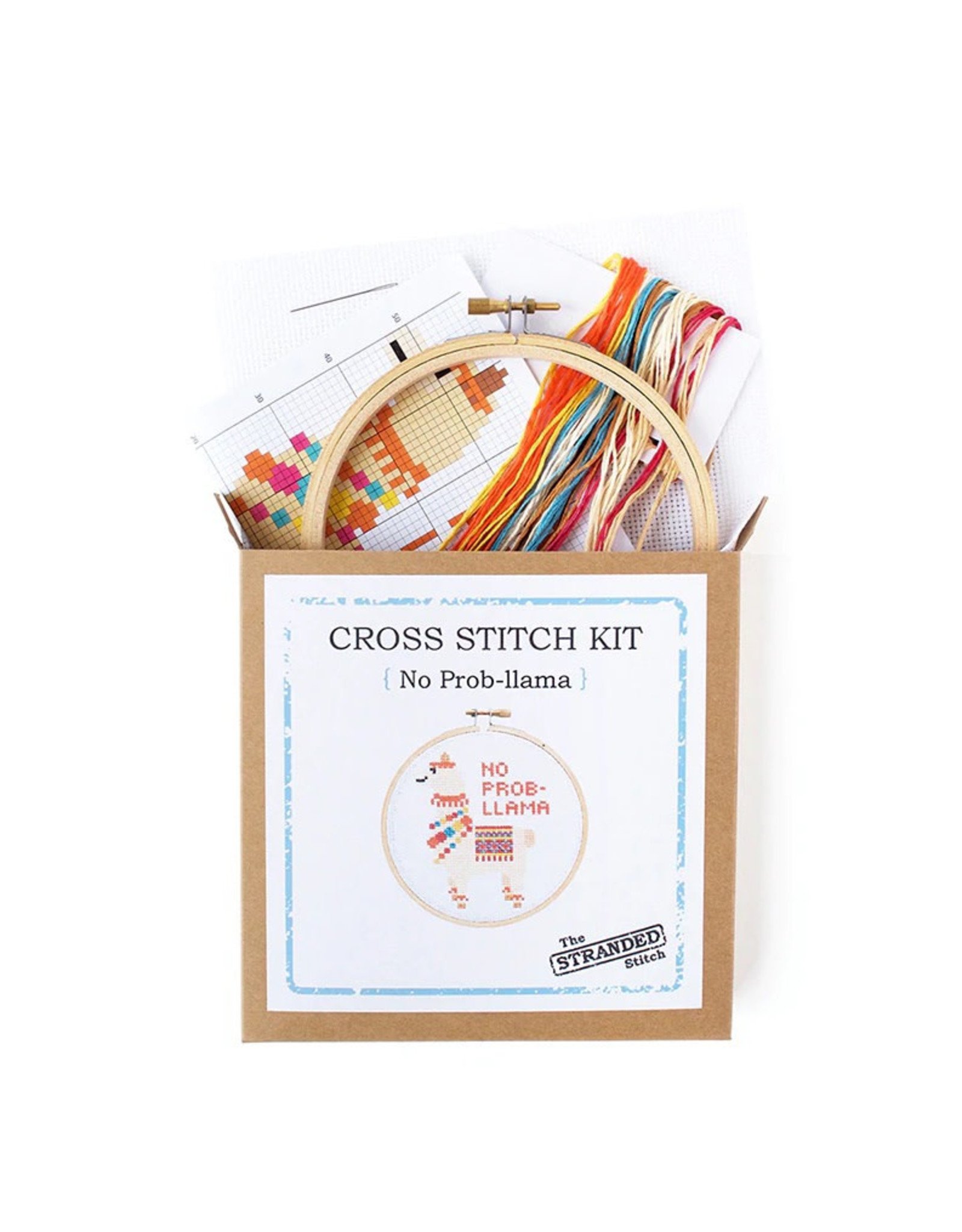 The Stranded Stitch No Prob-Llama Cross Stitch Kit