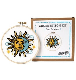 The Stranded Stitch Sun and Moon Cross Stitch Kit