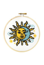 The Stranded Stitch Sun and Moon Cross Stitch Kit