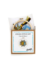 The Stranded Stitch Sun and Moon Cross Stitch Kit