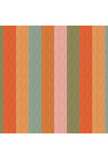 Alexia Abegg Warp and Weft Honey Wovens, Boardwalk in Turquoise, in Dusk, Fabric Half-Yards
