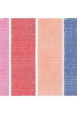 Alexia Abegg Warp and Weft Honey Wovens, Chore Coat Stripe in Sunset, Fabric Half-Yards