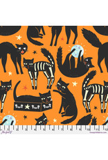 PD's Maude Asbury Collection ON SALE-Spellbound, Nine Lives in Orange (Glow in the Dark), Dinner Napkin