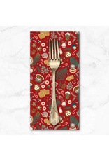 Christmas Collection Merry Memories, Christmas Feast in Deep Red, Dinner Napkin