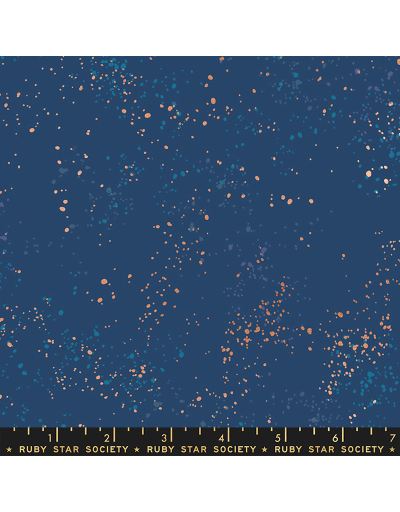 Rashida Coleman-Hale Speckled in Bluebell, Fabric Half-Yards