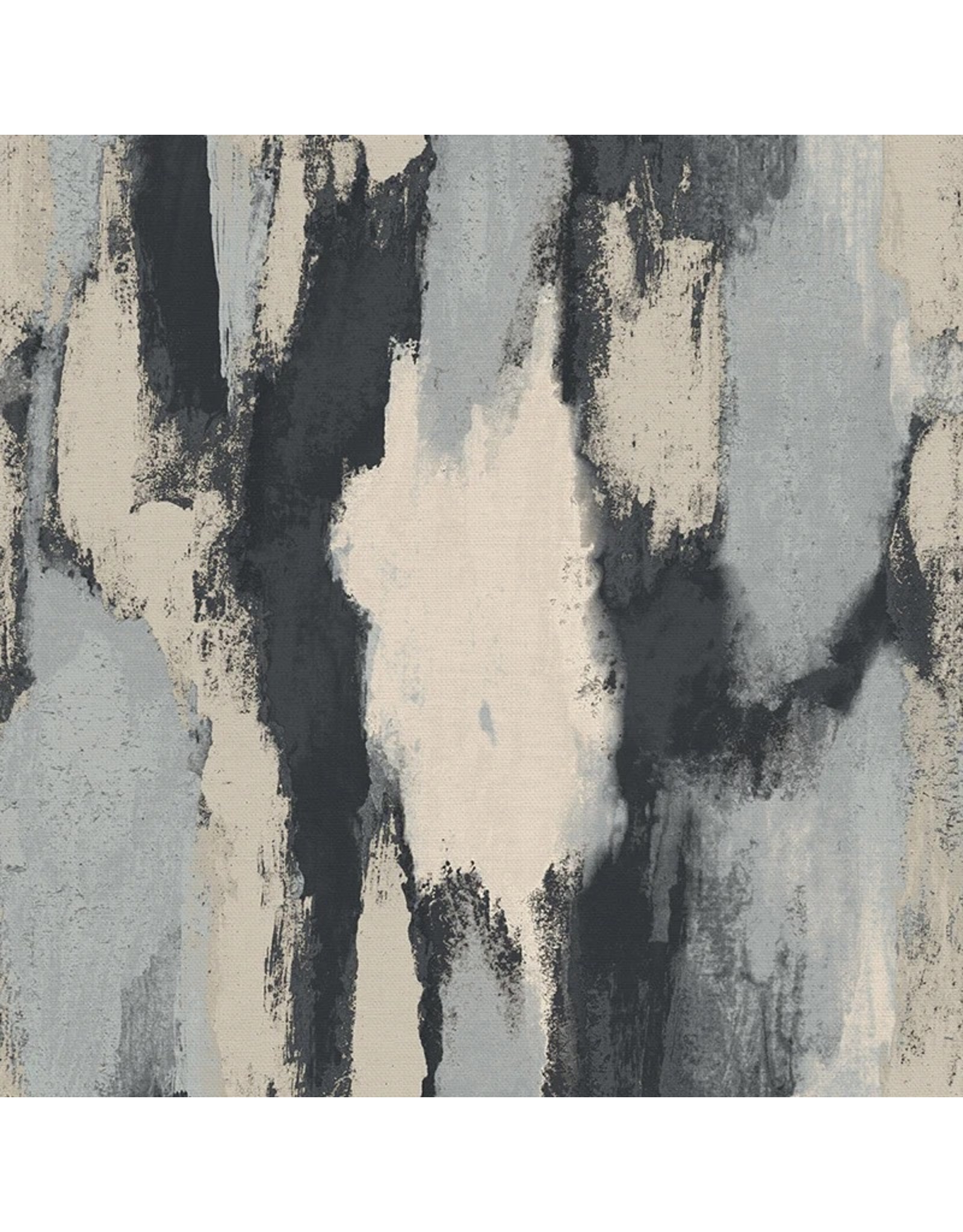 Paintbrush Studio Flow - Black and Cream, Fabric Half-Yards