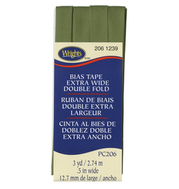 Wrights ON ORDER-Wrights Bias Tape, Extra Wide, Double Fold, Leaf 1239