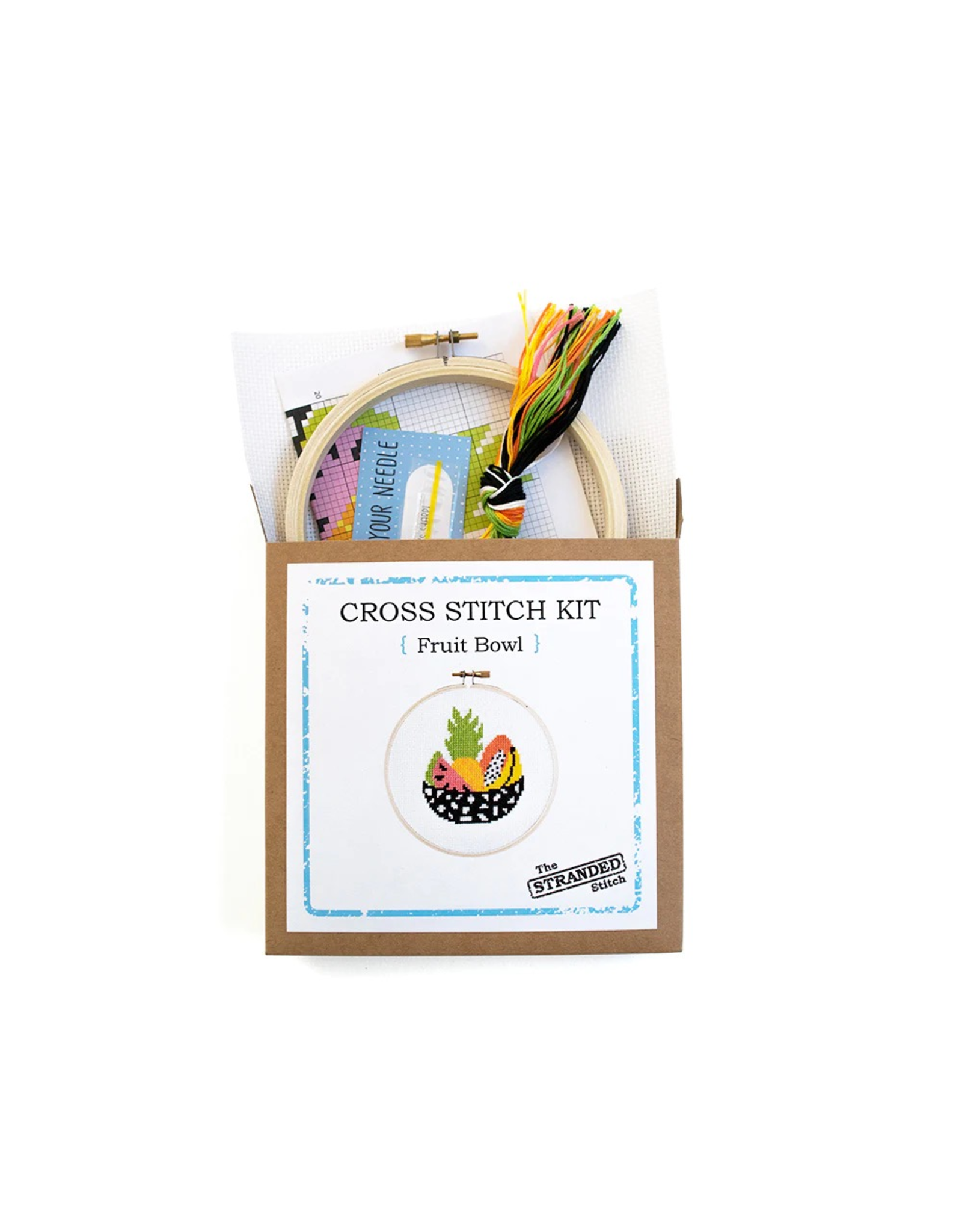 The Stranded Stitch Fruit Bowl Cross Stitch Kit