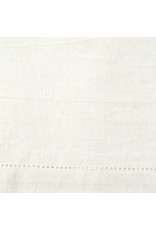 Checker Tea or Kitchen Towel, White, Decorative Hem, Perfect for Embroidery