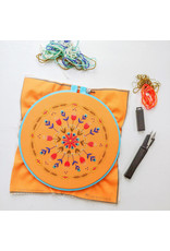 cozyblue *NEW* Tangerine Mandala Embroidery Kit from cozyblue