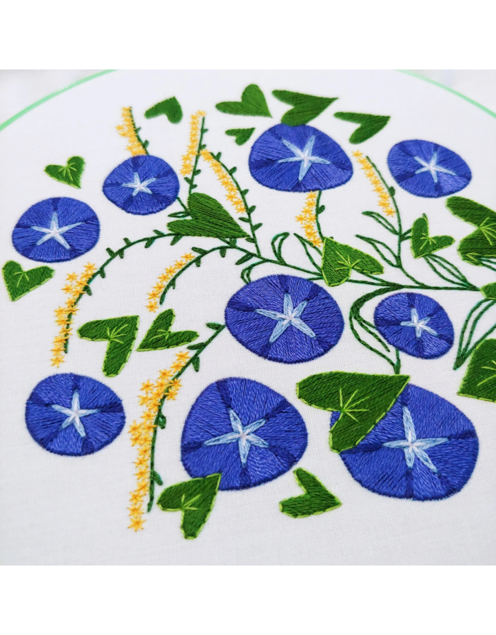 cozyblue *NEW* Morning Glory Embroidery Kit from cozyblue