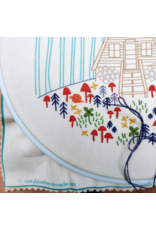 cozyblue Cozy Cabin Embroidery Kit from cozyblue