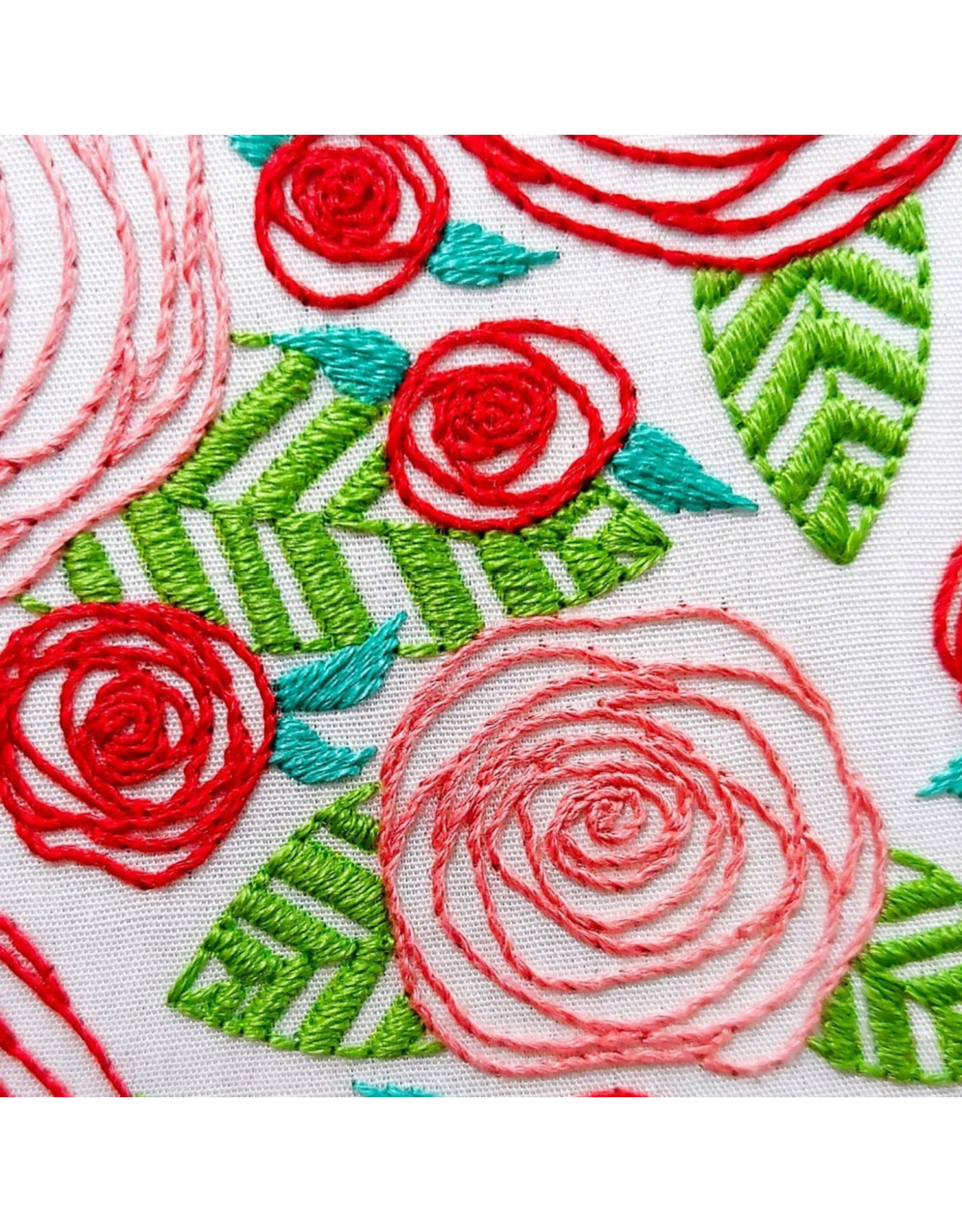 cozyblue Coming Up Roses Embroidery Kit from cozyblue
