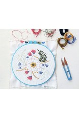 cozyblue April Flowers Embroidery Kit from cozyblue