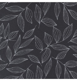 Alli K Design Create, Leaves in Ink, Fabric Half-Yards