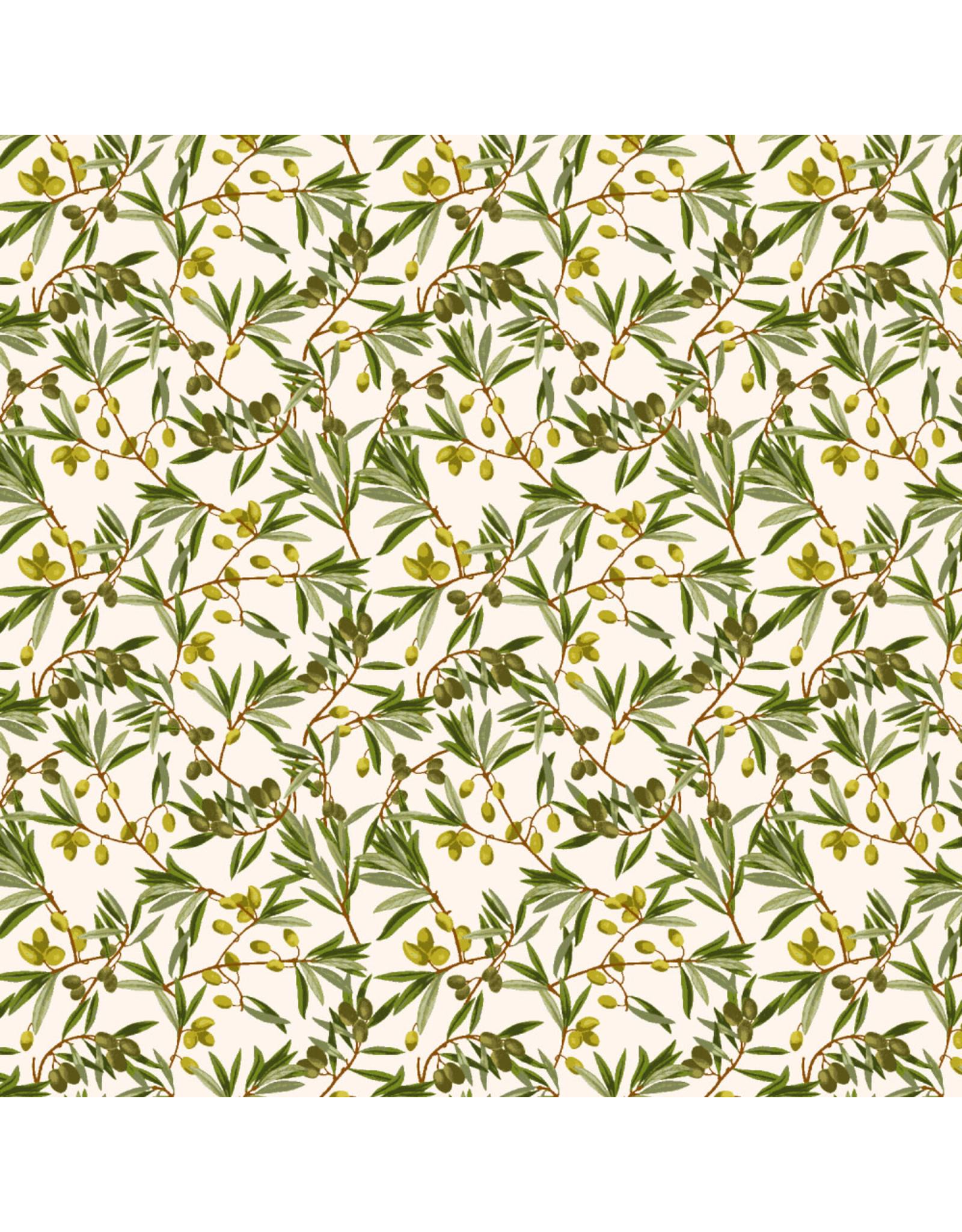 RJR Fabrics Viaggio a Venezia, Italian Olives in Olive Green, Fabric Half-Yards