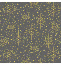 Honey Bee, Metallic Gold Bees on Charcoal, Fabric Half-Yards - Picking  Daisies