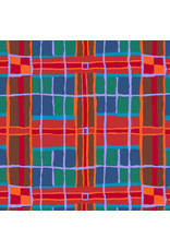 Brandon Mably Kaffe Collective Fall 2022, Checkmate in Brown, Fabric Half-Yards