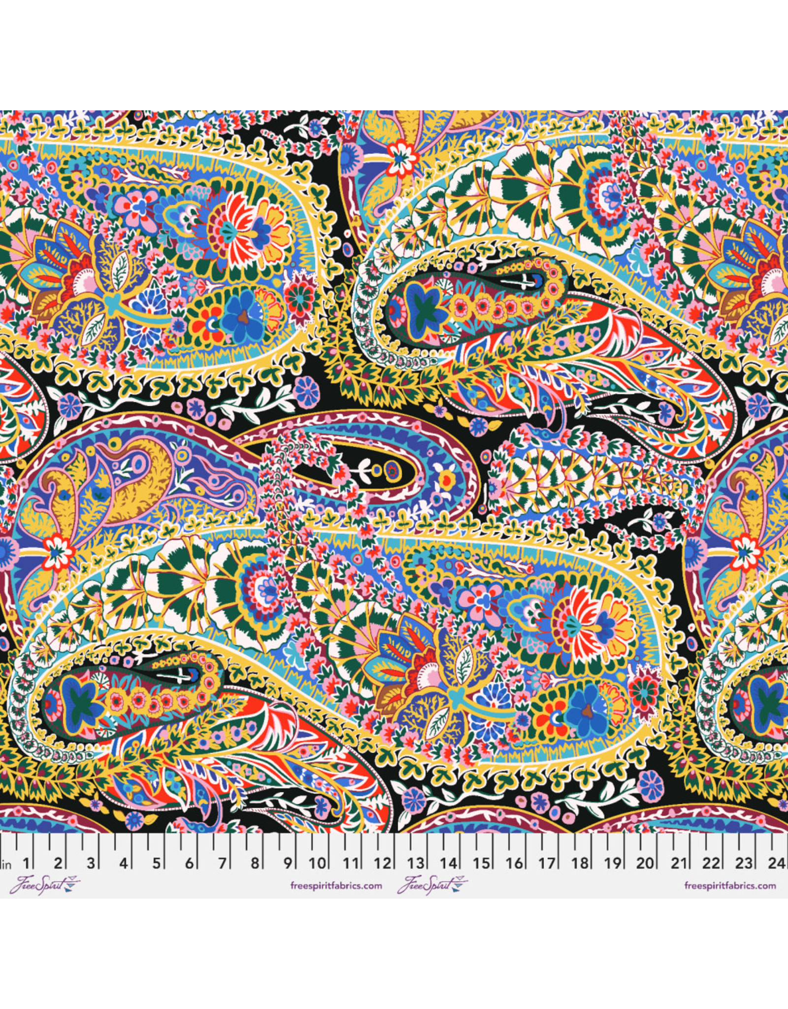 PD's Kaffe Fassett Collection Kaffe Collective, Paisley Jungle in Contrast, Dinner Napkin
