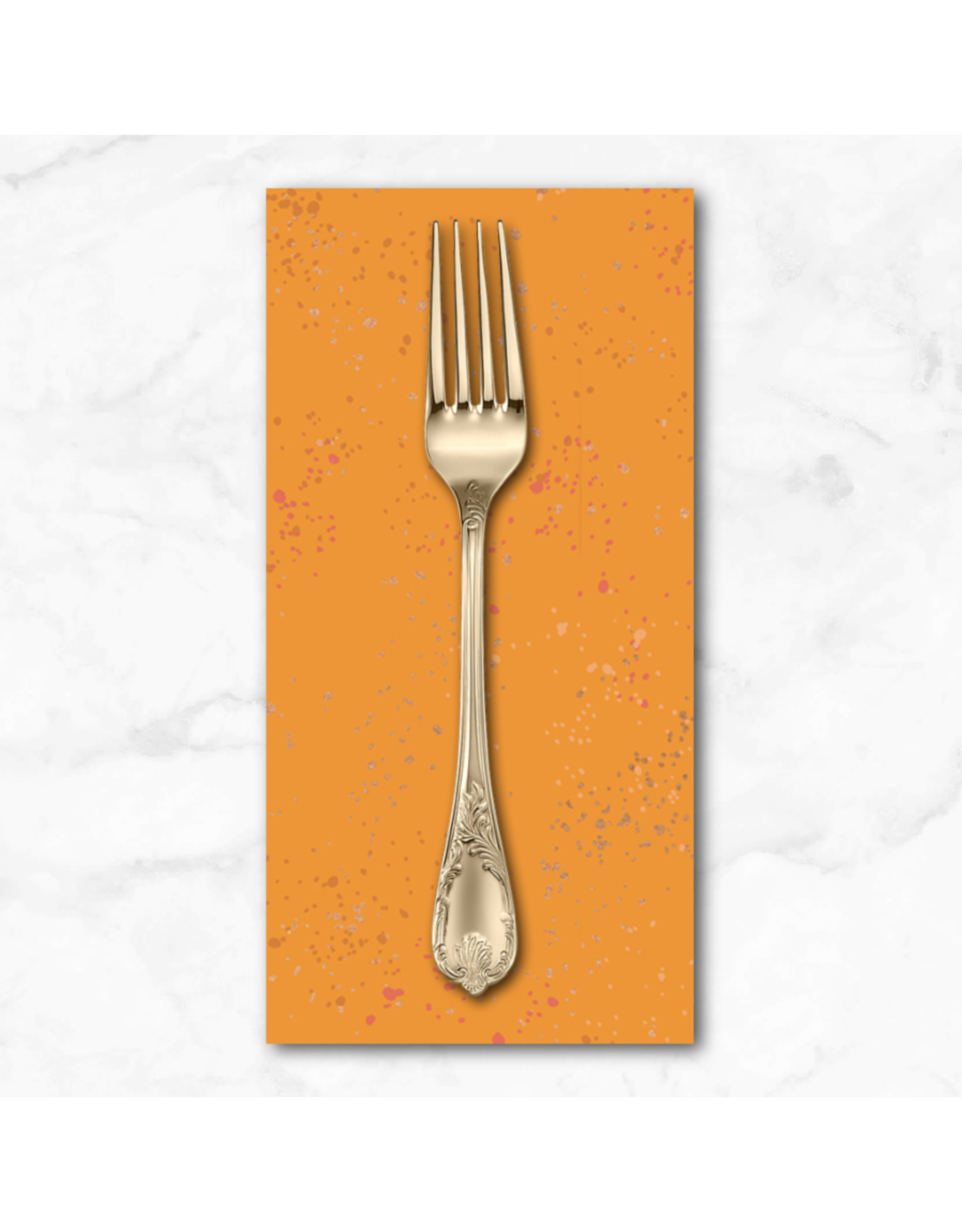 PD's Ruby Star Society Collection Speckled in Clementine, Dinner Napkin