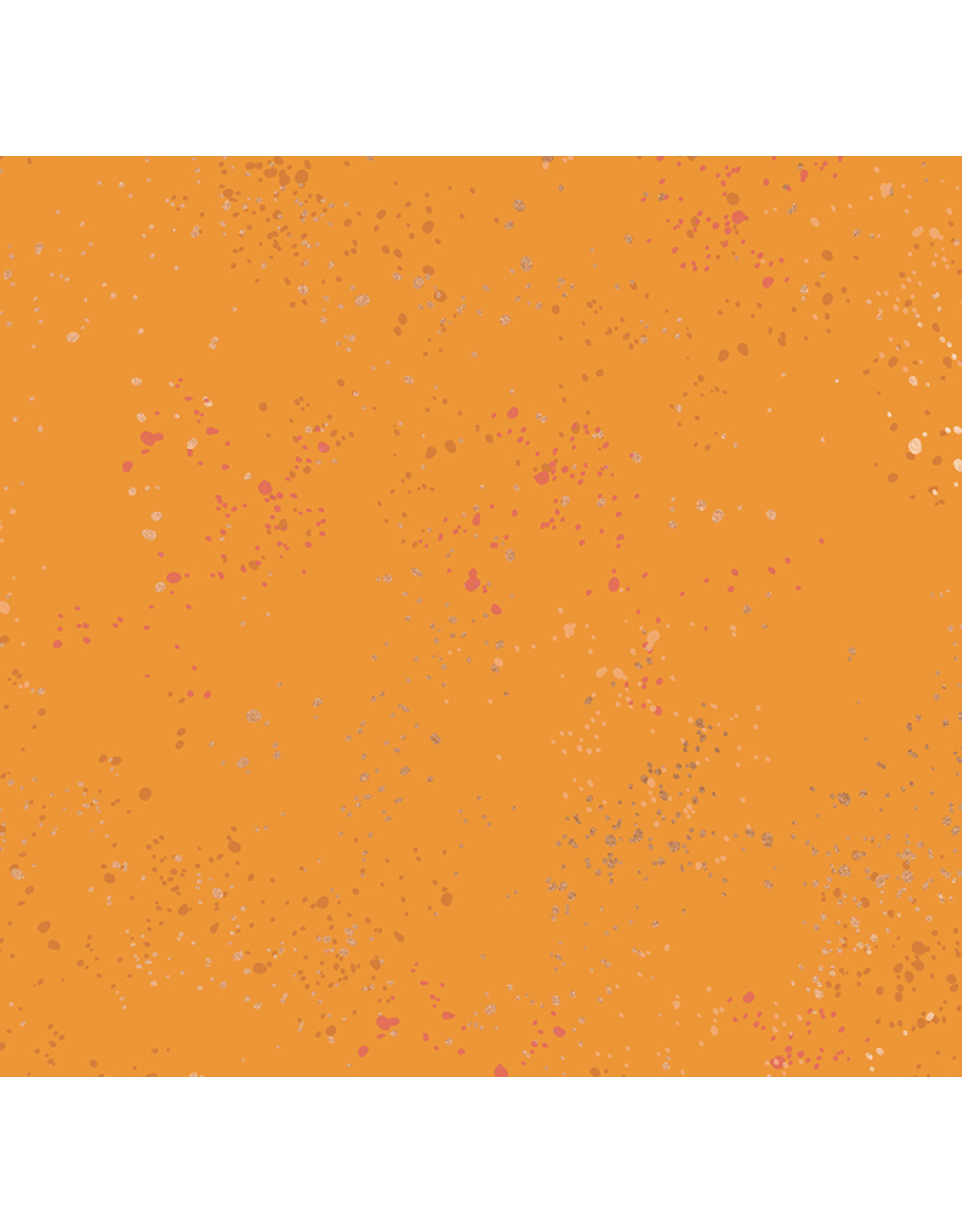 Rashida Coleman-Hale Speckled in Clementine, Fabric Half-Yards