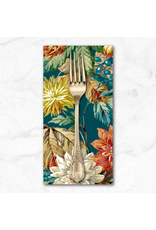 PD'S Free Spirit Collection Woodland Blooms, Small Dahlia & Rosehip in Forest, Dinner Napkin