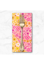 PD's Alison Glass Collection Thicket, Zinnia in Sherbet, Dinner Napkin