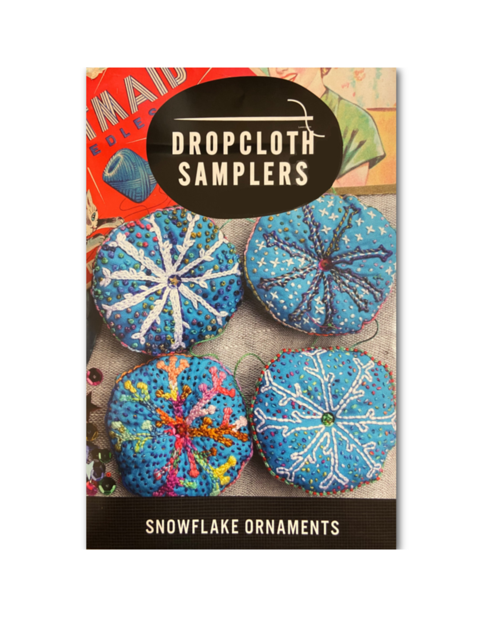 Dropcloth Samplers Snowflake Ornaments Embroidery Sampler