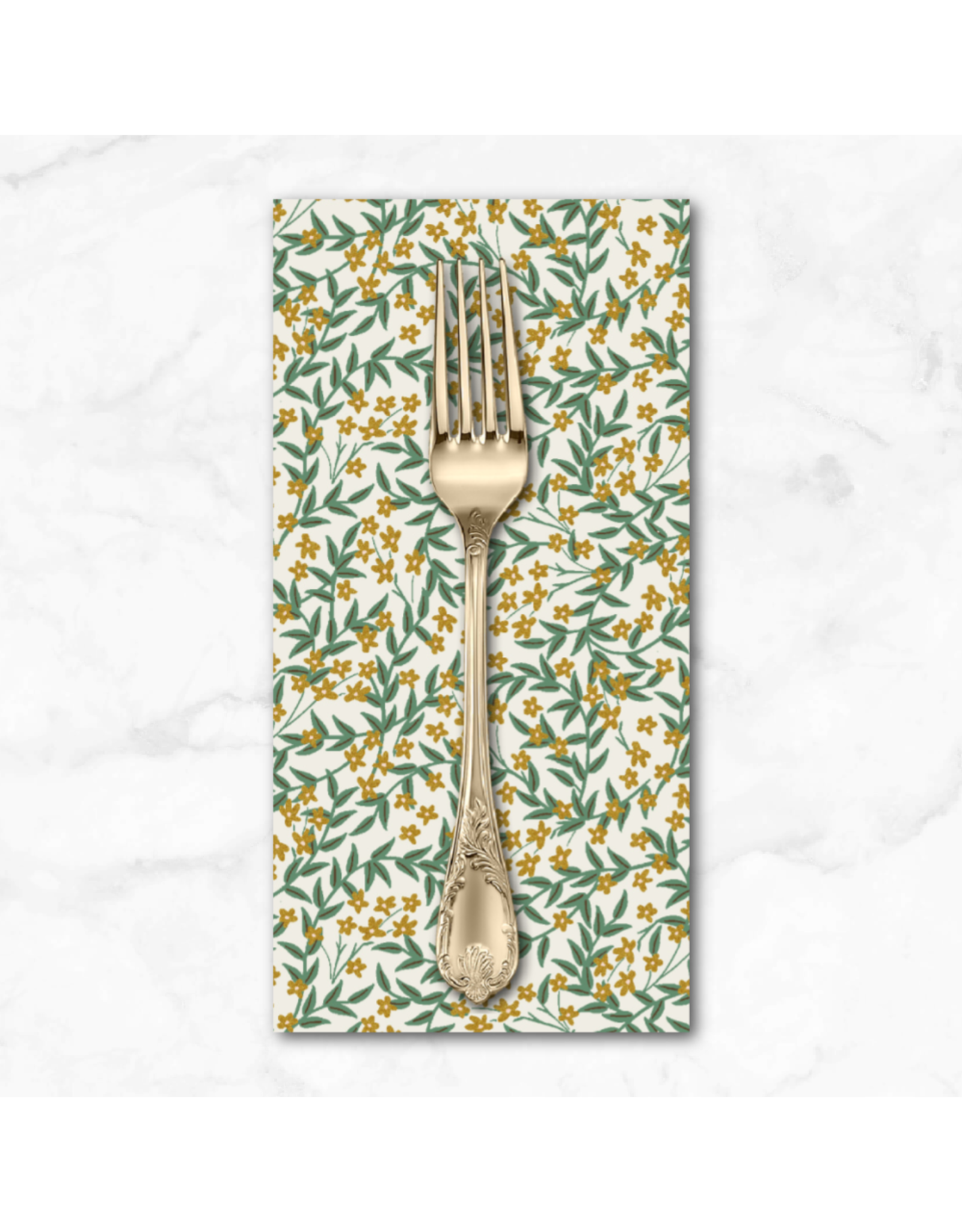 PD's Rifle Paper Co Collection Bramble, Daphne in Gold, Dinner Napkin