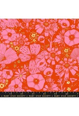 Sarah Watts Firefly, Hiding Spot in Fire with Metallic, Fabric Half-Yards